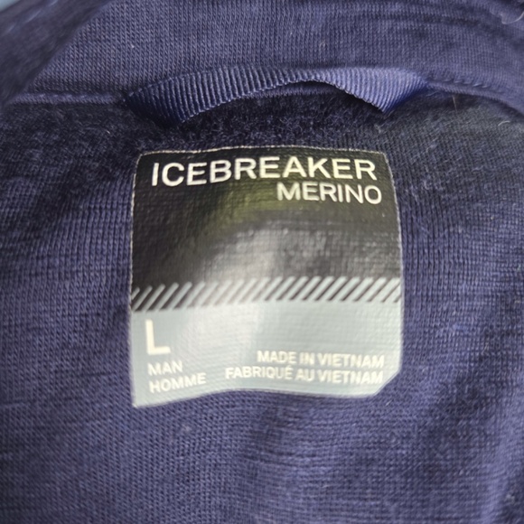 Icebreaker- Men's Large MerinoLOFT Descender Hybrid Jacket- Blue - Picture 6 of 8